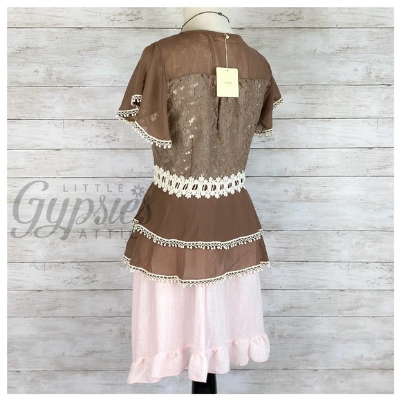 A'reve Woodland Cottage Chiffon Cardi Top - Picture 6 of 10